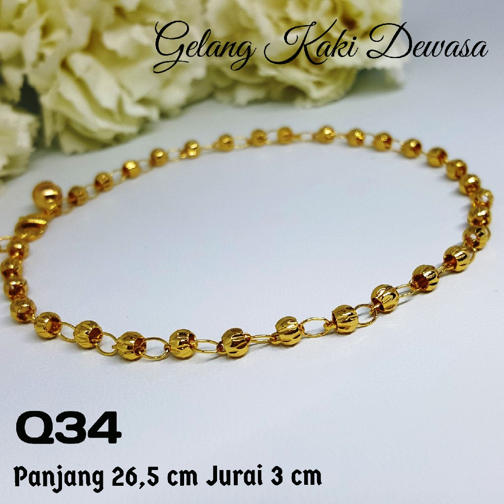 Harga Gelang Kaki Emas Putih Per Gram  MODELEMASTERBARU
