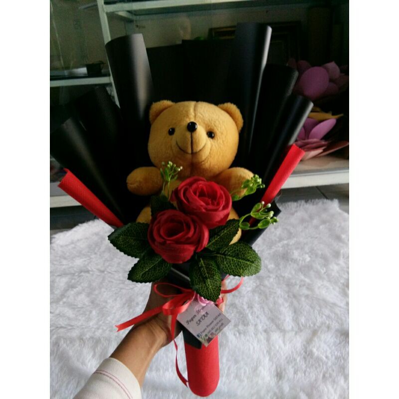 Buket boneka murah/buket boneka wisuda/Buket bunga wisuda/buket wisuda/buket bunga