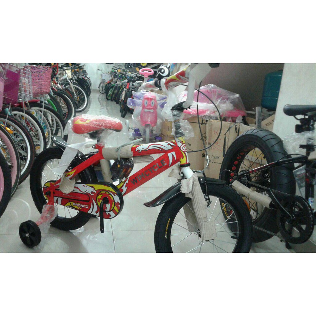 sepeda anak 16 wimcycle bronco