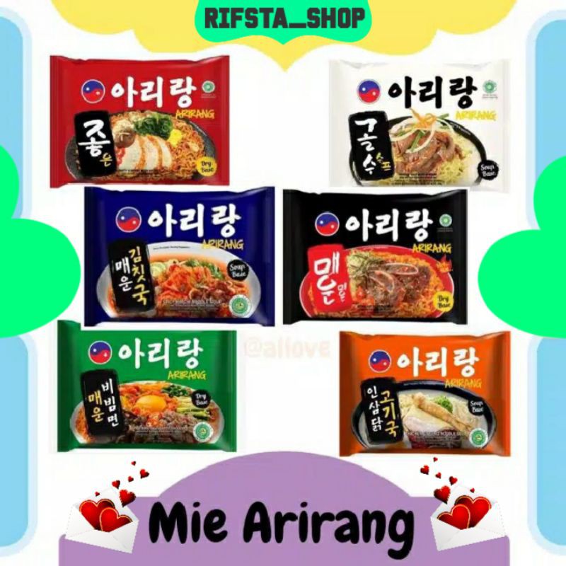 

Mie korea Arirang All variant