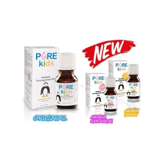 Purekids Pure Kids Inhalant Decongestant Oil Obat Hidung Tersumbat