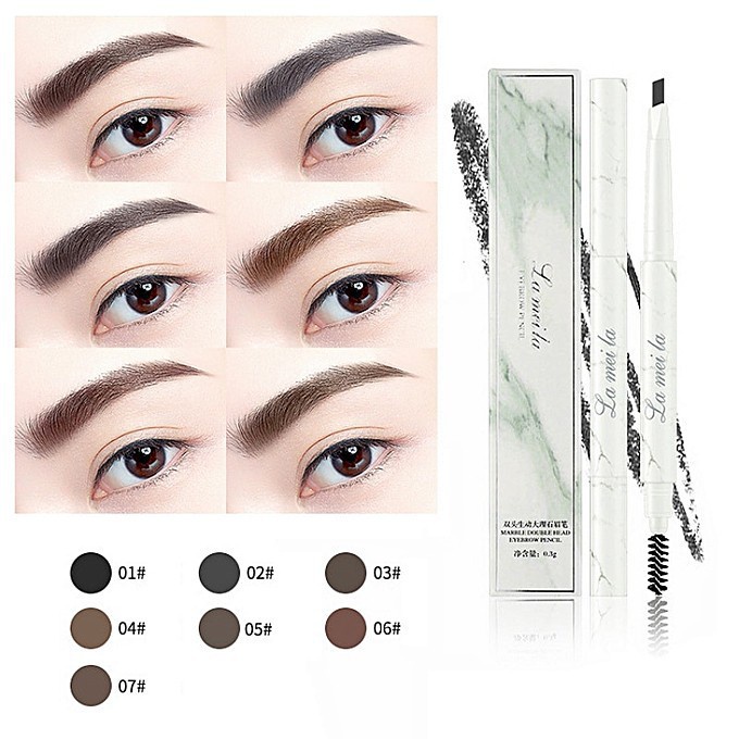 [MARBLE] LAMEILA DOUBLE HEADED MARBLE EYEBROW PENCIL/ PENEBAL ALIS MATA