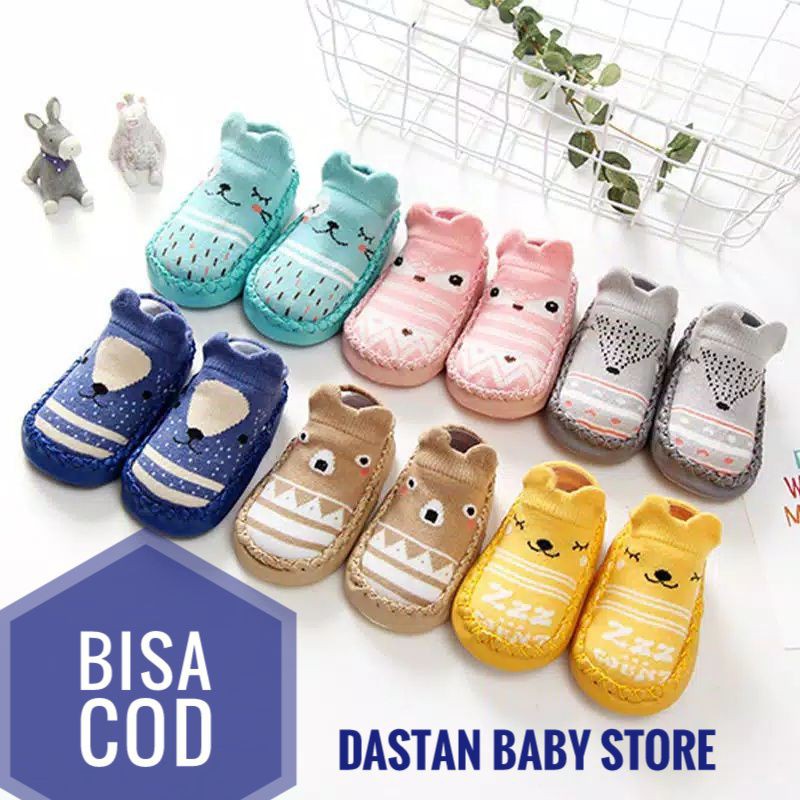 (Ready, COD) Sepatu Pre Walker bayi / Kaos Kaki Sepatu Antislip Bayi