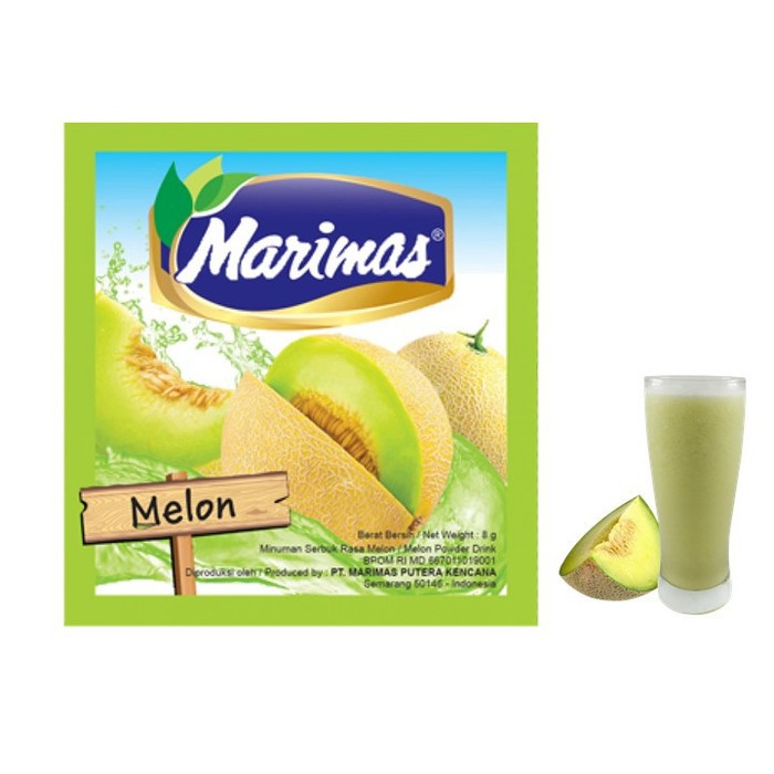 

Marimas Rasa Melon 80gr (10 Sachet x 8gr)