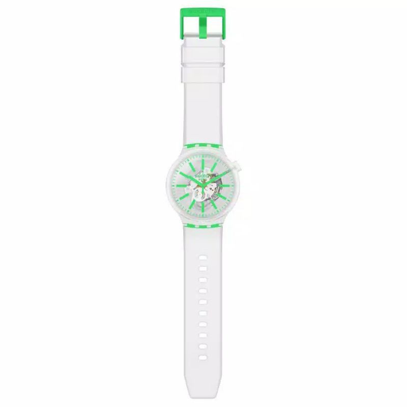 JAM TANGAN PRIA SWATCH SO27E104 BIG BOLD GREENINJELLY ORIGINAL