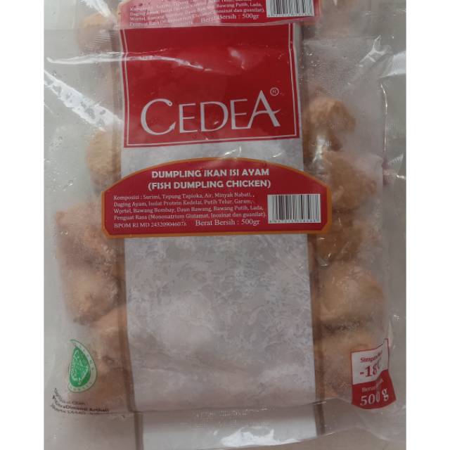

Cedea Dumpling chicken 500gr