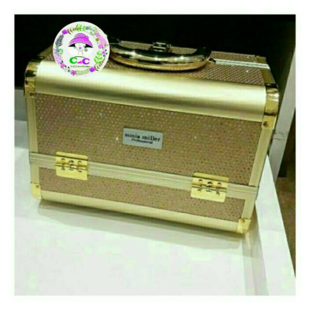 Beauty case Sonia Miller gold handcarry