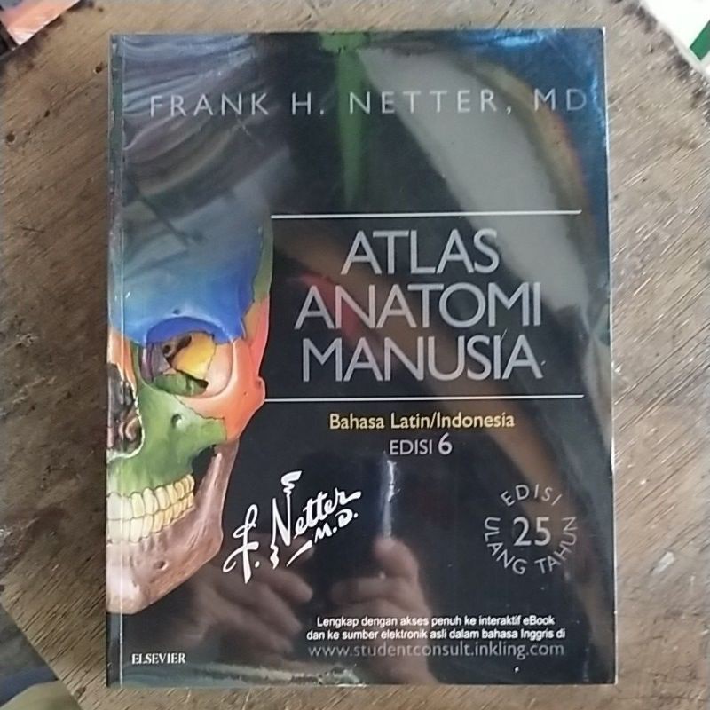 Jual Atlas ANATOMI MANUSIA Netter. Edisi 6. ( Bahasa Indonesia ) + Full