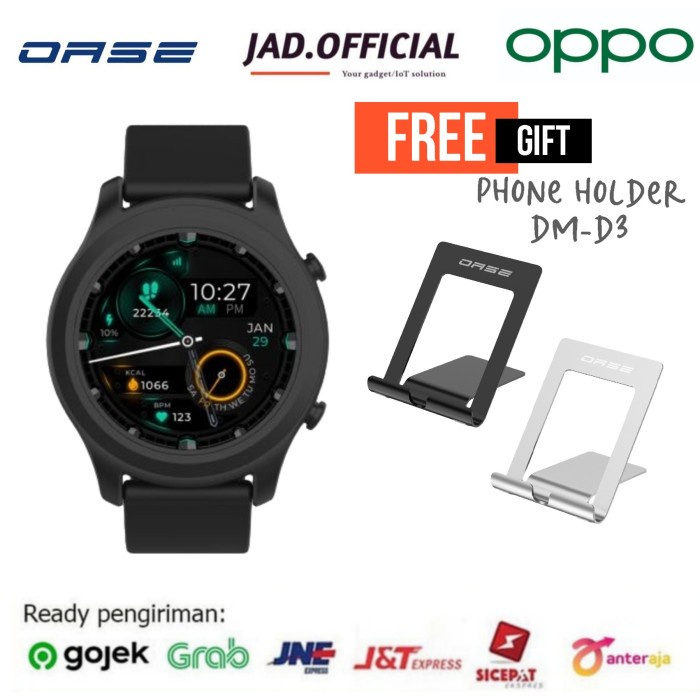 OASE SMARTWATCH HORIZON W1 ORIGINAL GARANSI RESMI - Hitam