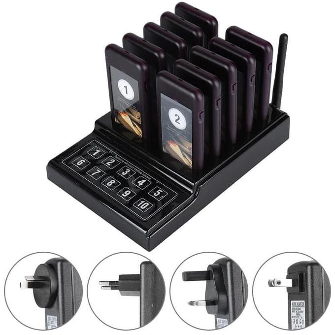 Termurah Wireless Pager System Restaurant Queuing Calling System