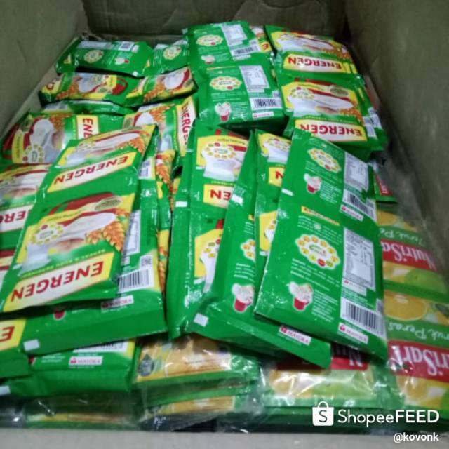 

Energen kacang ijo 1renceng isi 10 pc