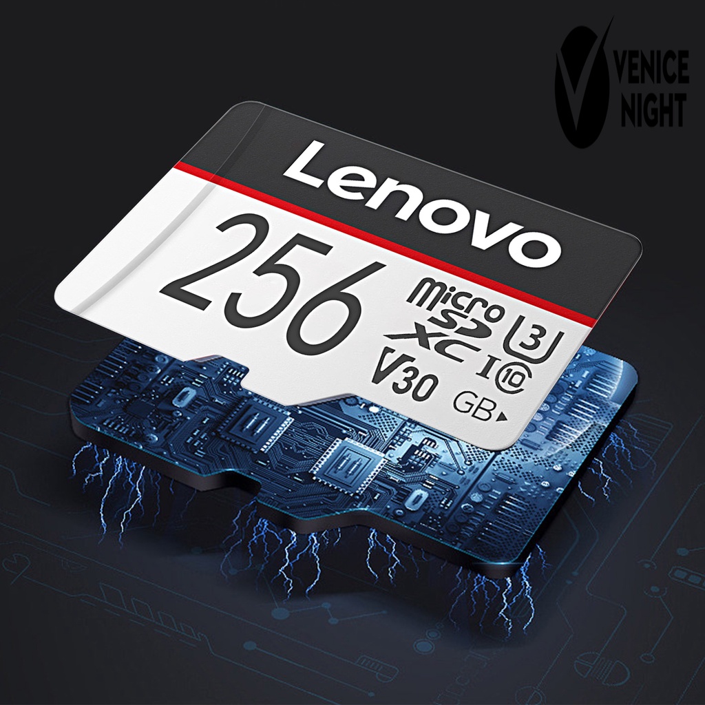 (SC) Kartu TF 128GB / 256GB / 512GB Lenovo SD Card X-ray-Resistance Bahan ABS Untuk Driving Recorder