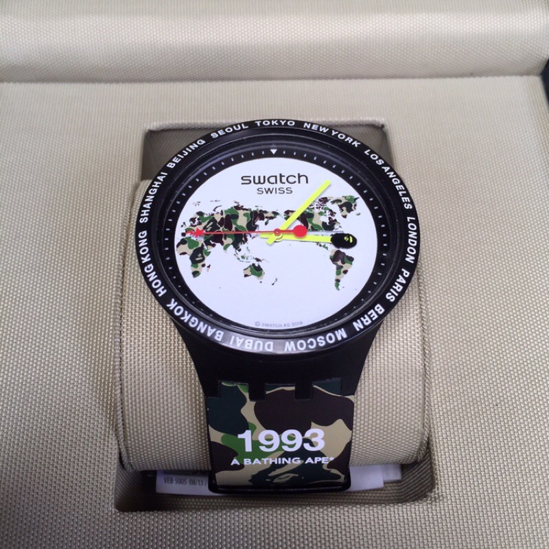 Swatch X Bape Big Bold Preloved Original