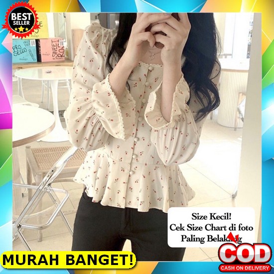 Baju Kemeja - Kemeja Wanita - Kemeja Wanita Model Terbaru Korea - Kemeja Wanita Lengan Pendek - Cn [