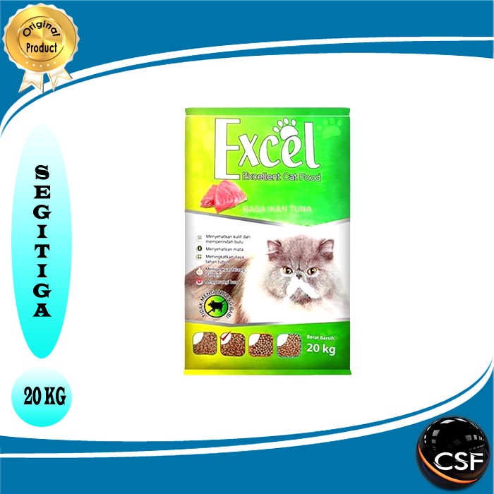 Makanan Kucing murah EXCEL 20kg ALL VARIAN (Grab &amp; Gosend )