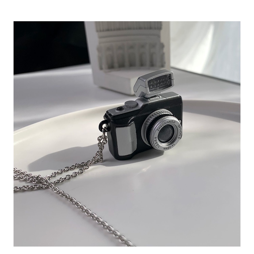 Camera Necklace Accessories Chain Simple Versatile Trendy