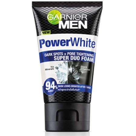 Garnier Men PowerWhite Dark Spots+Pore Tightening Super Duo Foam