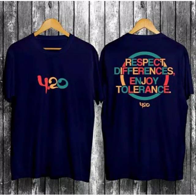 Fourfashion Kaos Pria / Kaos Distro RESPECT DIFERENCES CN514