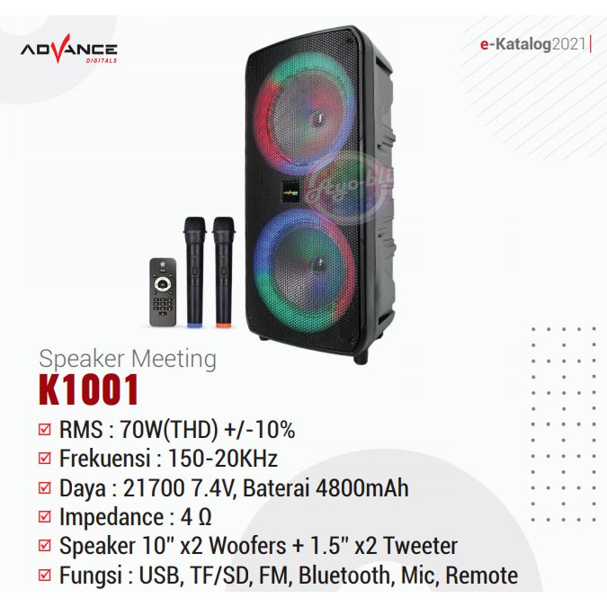 Speaker Advance K1001 BT