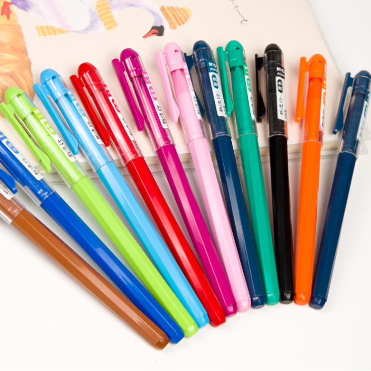 M &amp; G Pen Gel 62403 0.38mm Warna-Warni Simple Untuk Pelajar/Kantor