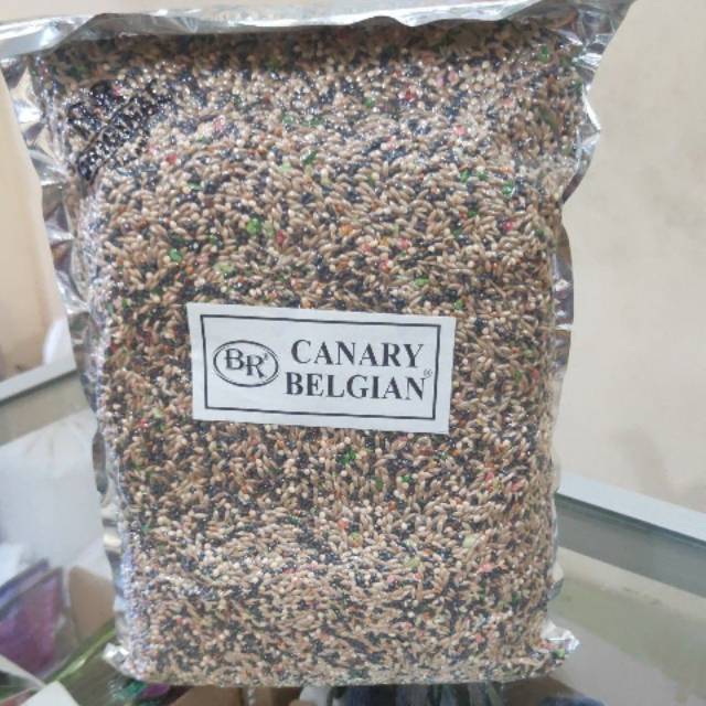 MAKANAN/PAKAN BURUNG CANARY/KENARI BELGIAN/BELGIE 1KG