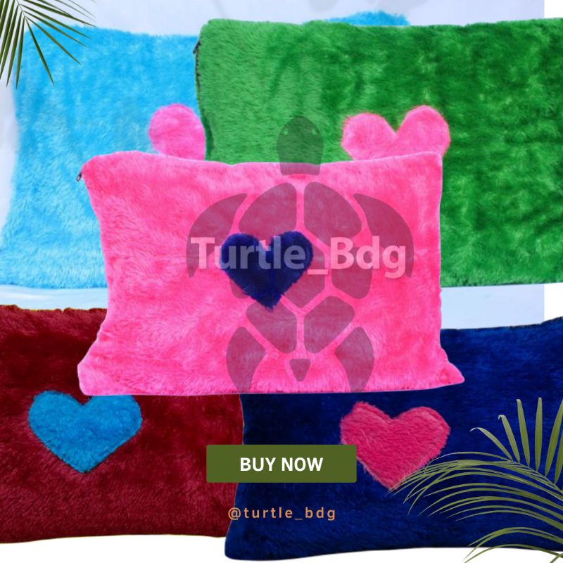 Sarung bantal tidur/Sarung bantal bulu Rasfur bahan premium tebal lembut UK 40x60