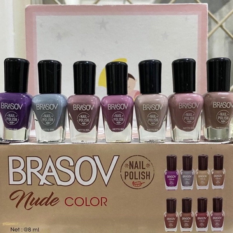 Brasov Kuteks Nude Halal BPOM Nail Polish