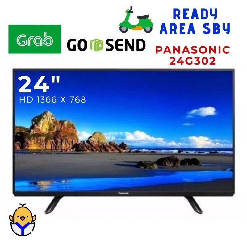 《YomBo Store》PANASONIC TV LED 24" INCH GARANSI RESMI 24G302G- READY SBY