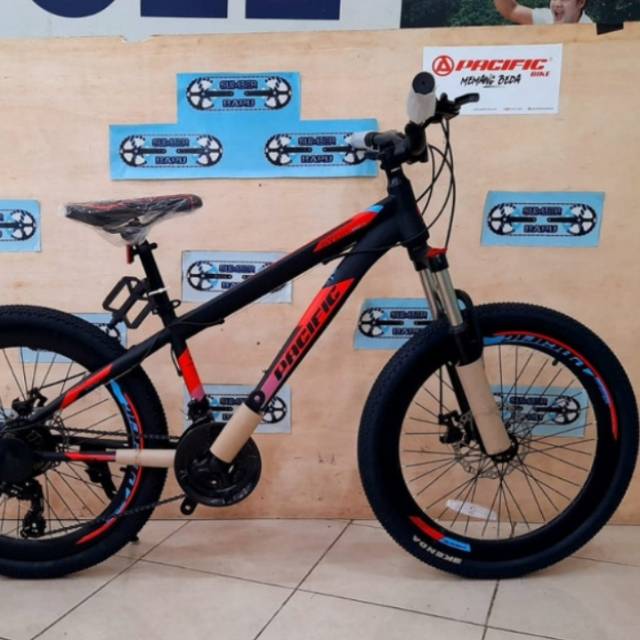 PR00M00 SEPEDA GUNUNG MTB 24 PACIVIC INVER 100VT NEW  MURAH