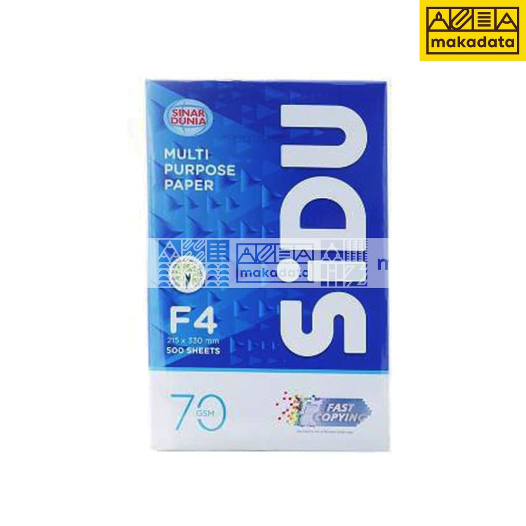 

KERTAS HVS / PRINT / FOTOCOPY SIDU F4 70 (1 RIM) MURAH