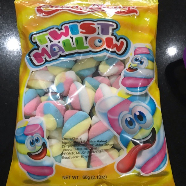 

Chomp Chomp Marsmallow Twist Mallow 60Gr