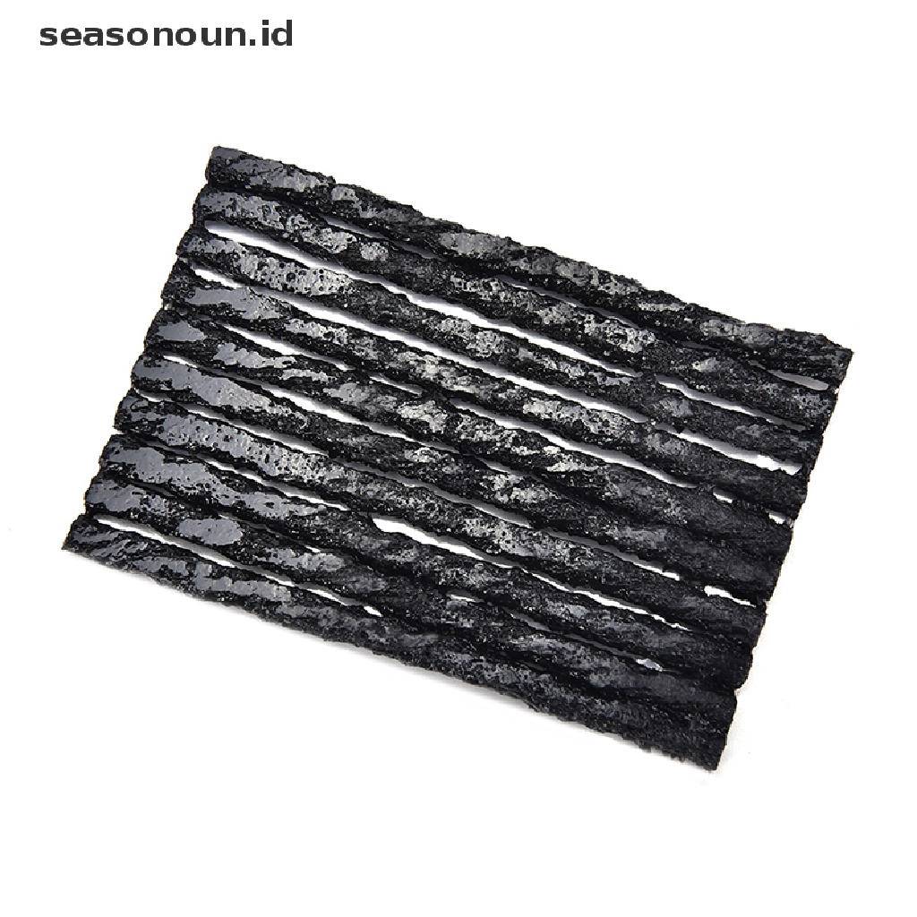 (seasonoun) 100 Pcs Strip Cacing Untuk Reparasi Tambal Ban Tubeless Sepeda