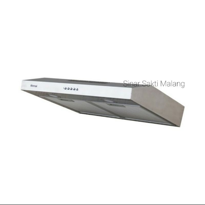 Cooker Hood Rinnai RH-126SS Slim Hood Penghisap Asap Kompor Dapur RH 126 SS