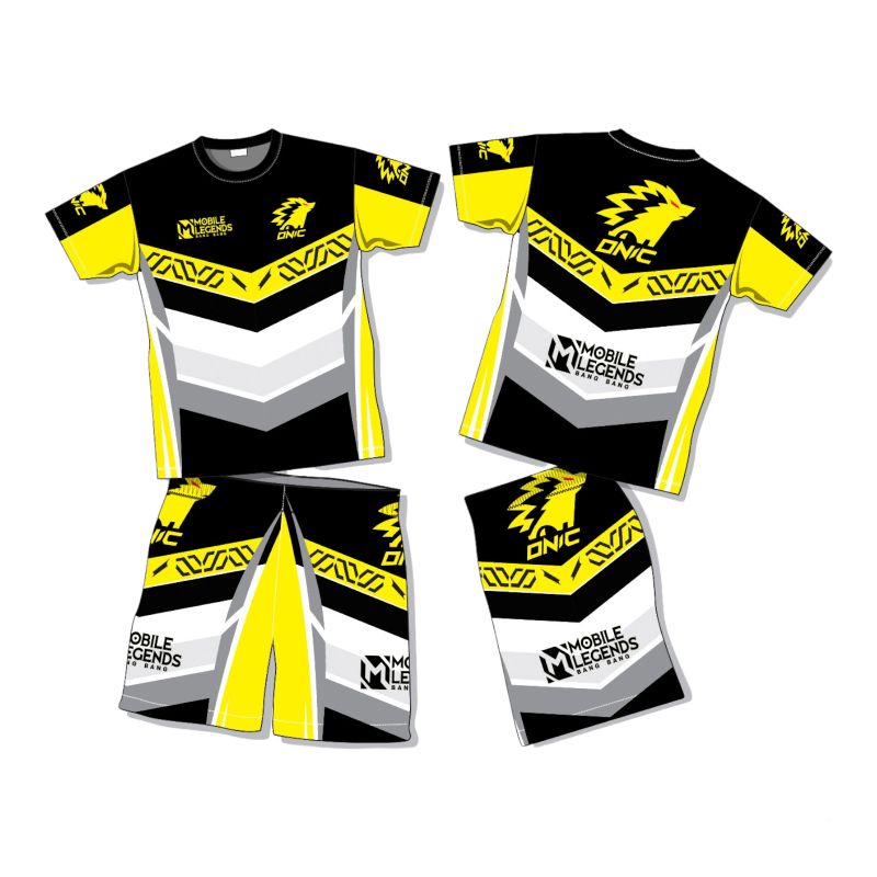 SETELAN BAJU GAMING ANAK ANAK , SETELAN JERSEY GAMING ANAK TEAM ONIX