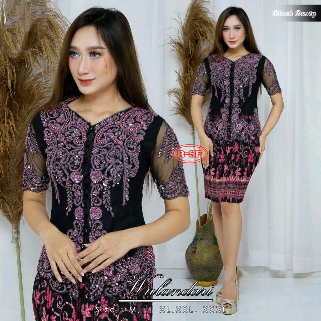 Kebaya Natalia Wulandari Full Payet furing /Kebaya R-SF By GoldenStore