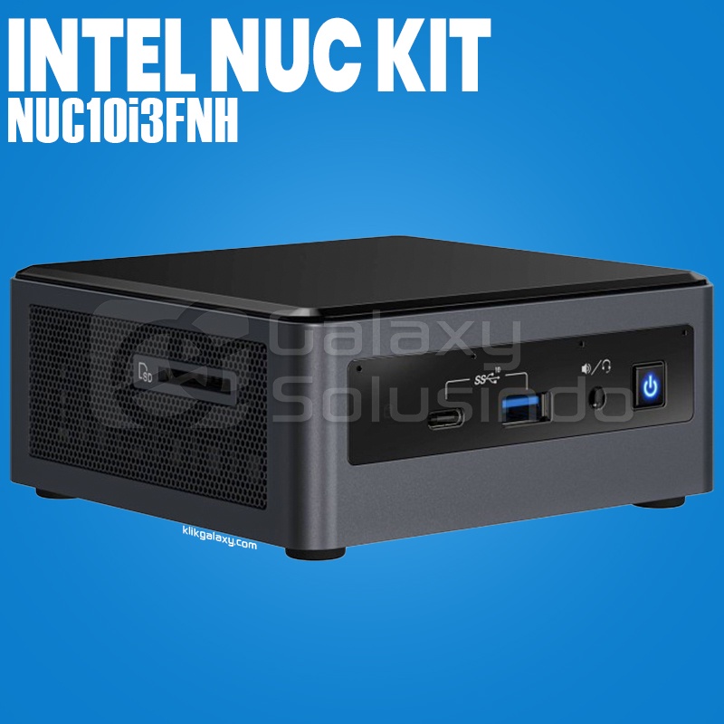 PAKET Intel NUC Kit NUC10i3FNH / 10i3FNH Mini PC + RAM 8GB + 120GB SSD