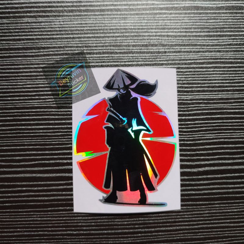 STICKER NINJA SAMURAI KANJI JEPANG CUTTING