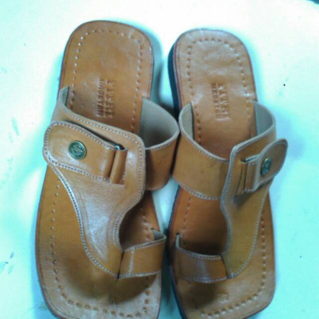SANDAL KULIT PRIA/COWOK KULIT SAPI ASLI MAGETAN MURAH
