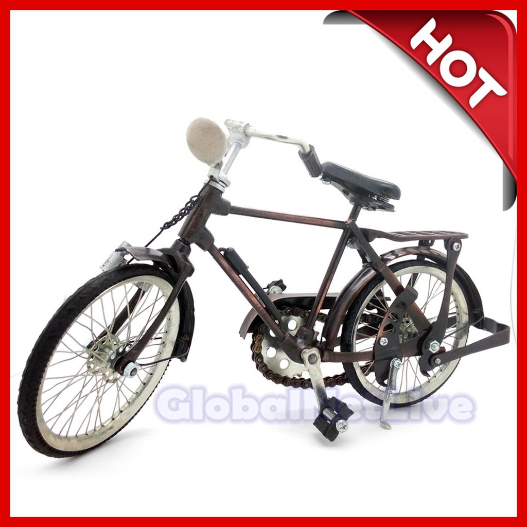 Miniatur Sepeda Ontel Logam Laki Laki Sepeda Klasik