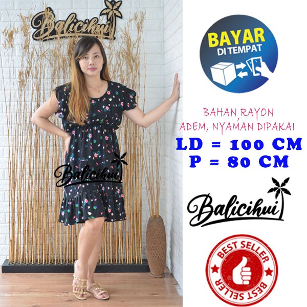 Balicihui Dress Canda Pendek Dress Wanita Dress Pendek Dress Bali Dress Pendek Wanita