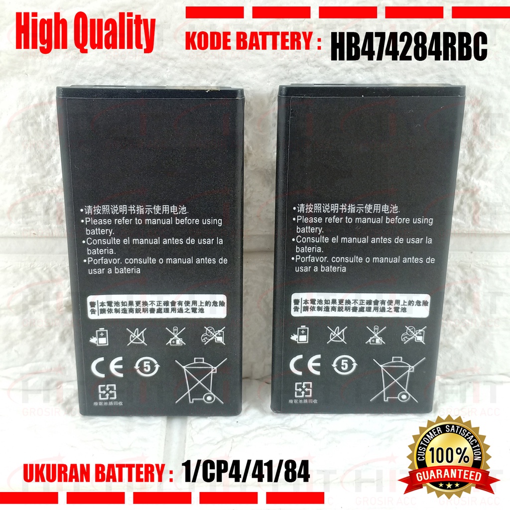 Battery Batre Baterai HB474284RBC For Huawei Honor 3C Lite C8816 C8816D