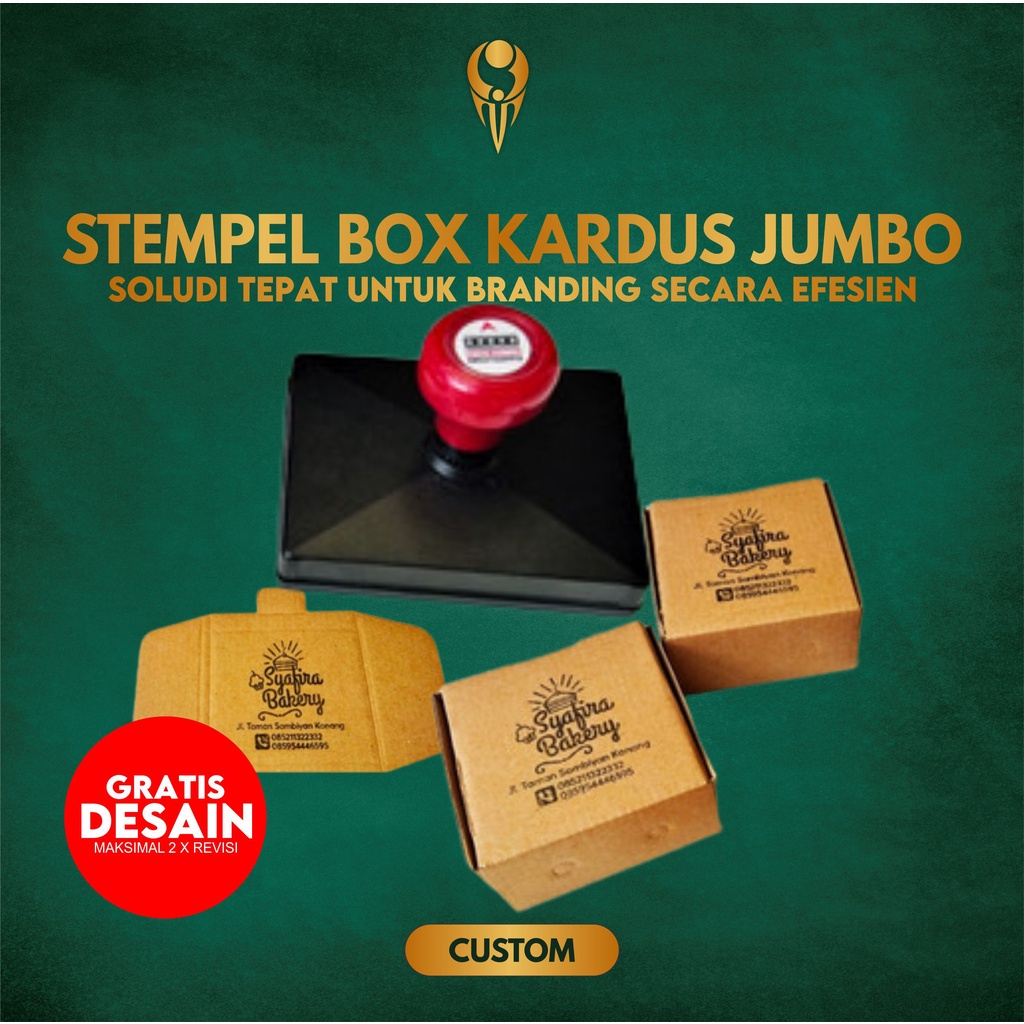 STEMPEL BOX KARDUS JUMBO - SOLDIMPRO
