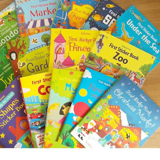 

Special - PART 2 USBORNE FIRST STICKER BOOK BUKU STIKER ANAK ANAK