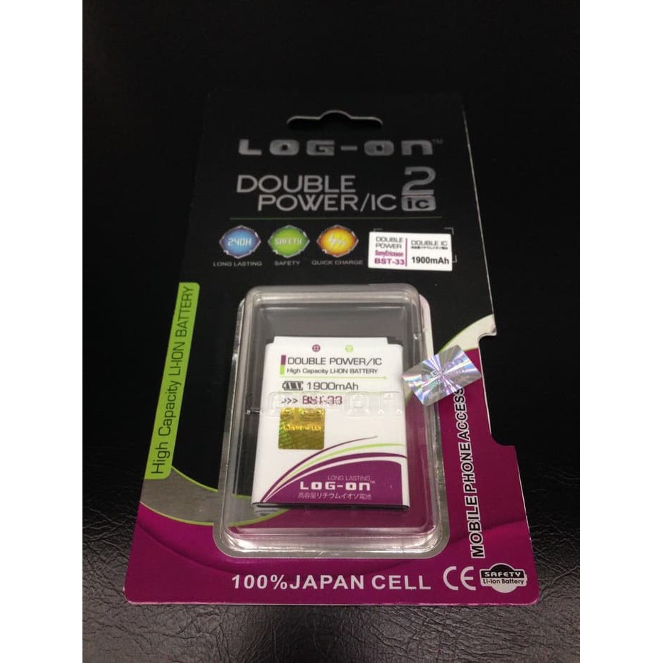 [termurah] Baterai Sony bst33 for K530I K550I K790 1900Mah Double power Log on