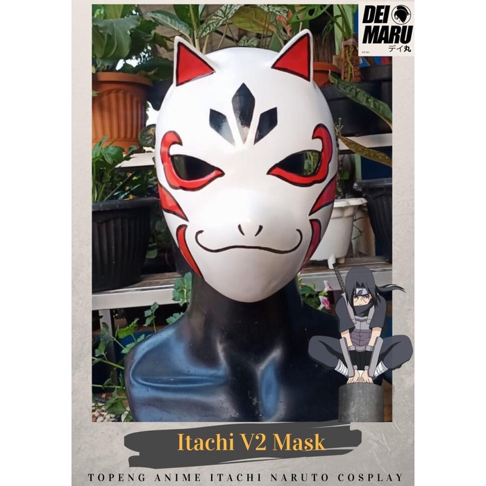 Suj Topeng Itachi Anbu V2 Mask Cosplay