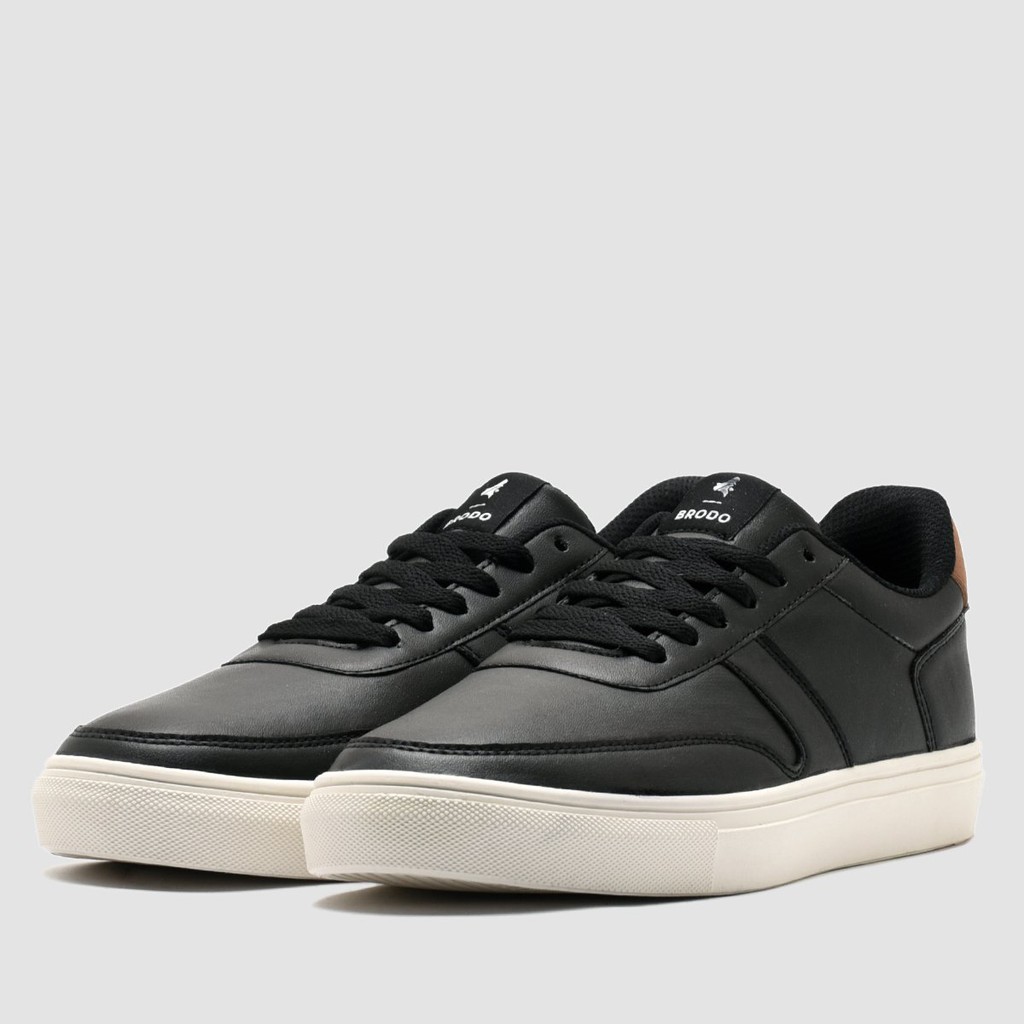 Sepatu Brodo Base Court [Mocha/Black White/Dark Choco]-7