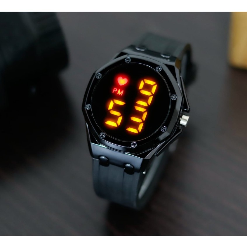 BISA COD✅ Jam Tangan Sport Digital Rubber Untuk Wanita Dan Pria Fashion Gaya Korea Import