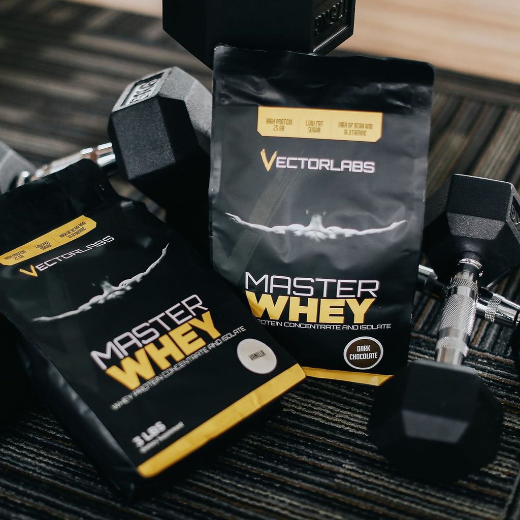 Vectorlabs Masterwhey 3lbs 3lb 3 lbs Whey Protein Concentrate isolate Vector Labs Master Whey