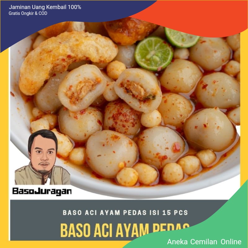 

BASO JURAGAN AYAM PEDAS ISI 15 PCS
