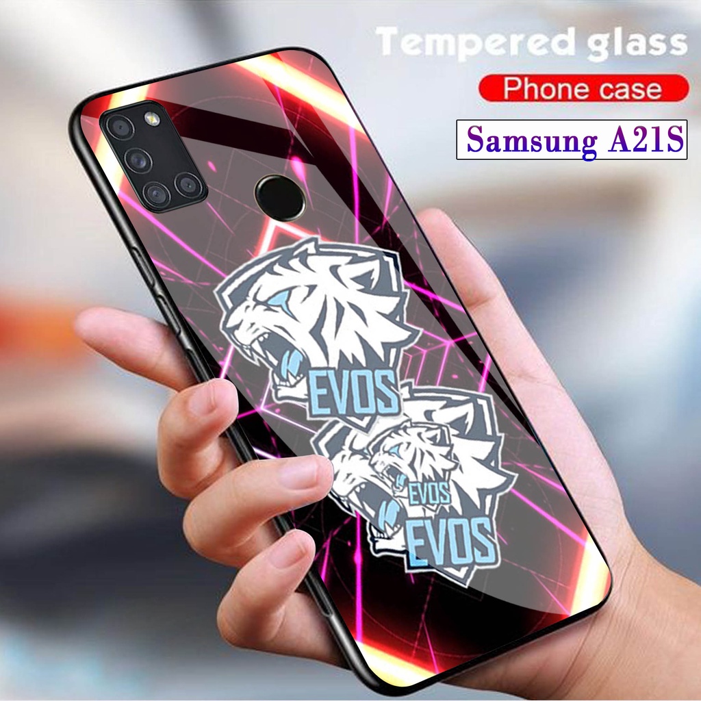Softcase Glass Kaca SAMSUNG A21S - Case Hp Pelindung Handphone SAMSUNG A21S [ A31 ]